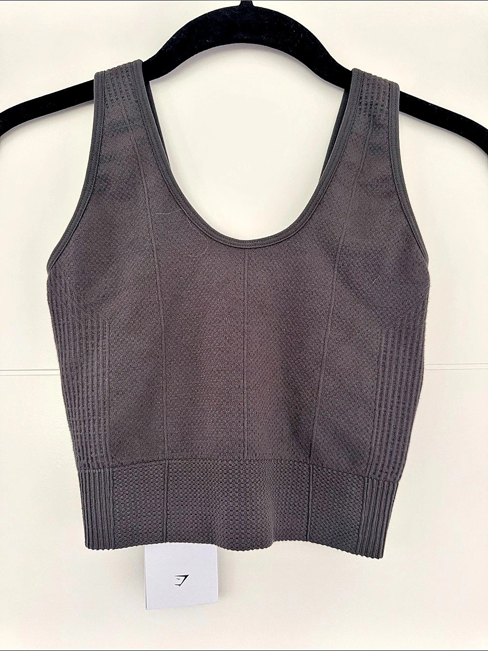 Gymshark Power Down Vest Charcoal Athletic Vest Size XS NWT